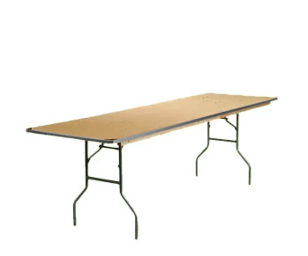 8ft Rectangle Banquet Table