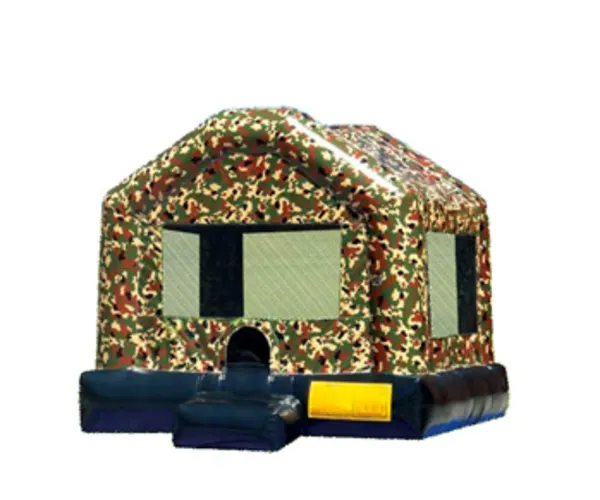 Camo Military Bounce House Moonwalk