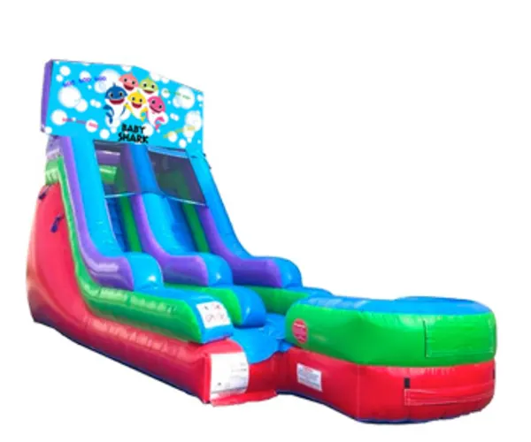 15ft Baby Shark Retro Wet/Dry Slide