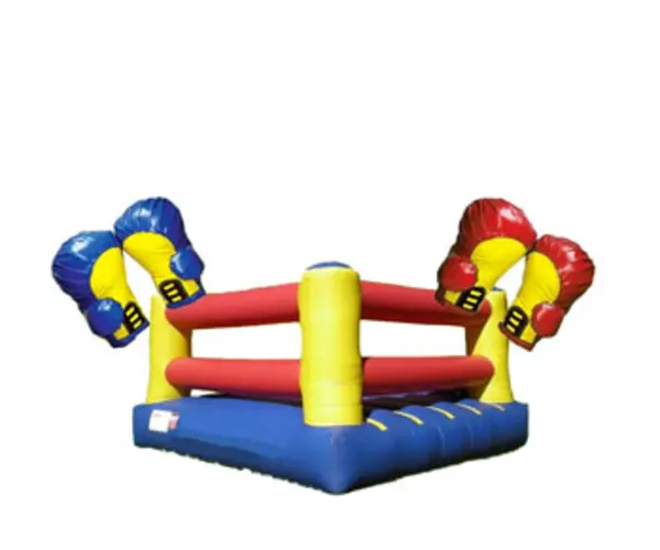 Boxing Ring with Giant Gloves