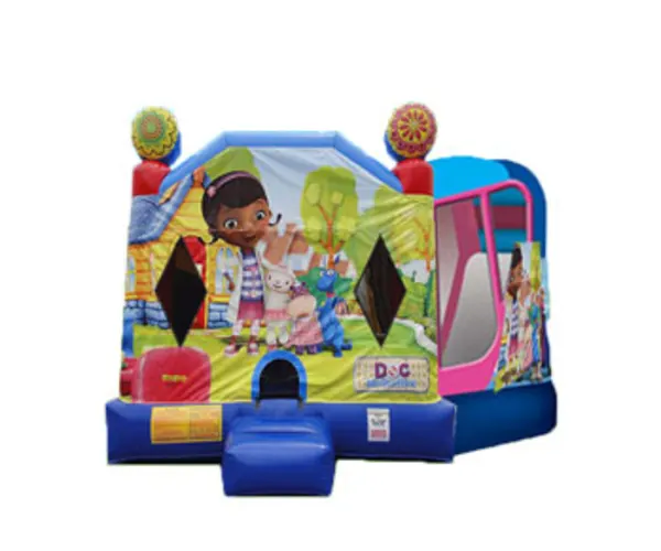 Doc Mcstuffins Bounce House Moonwalk w/ (Wet or Dry Slide)