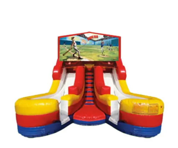 16ft Double Lane Baseball w/ (Dry or Wet/Water Slide)