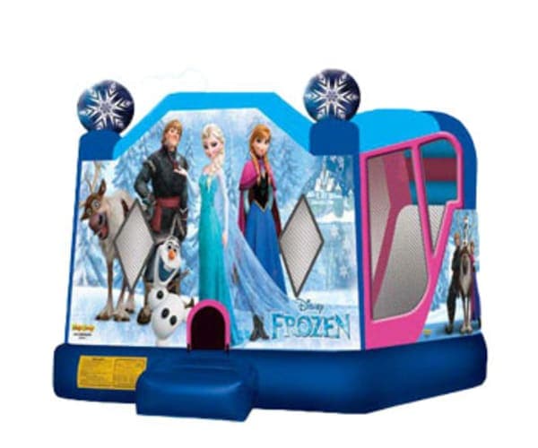 Frozen Bounce House Moonwalk w/ (Dry or Wet/Water Slide)