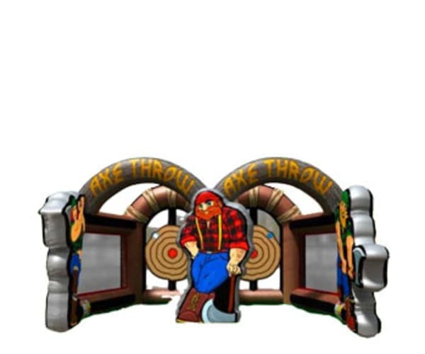 Lumberjack Inflable Lanzamiento de Hachas (Doble)