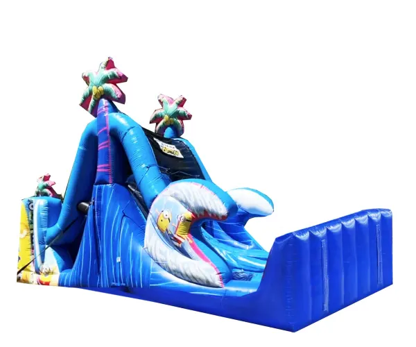Minions Wet or Dry Water Slide (Part 2 Slide of 50ft Minions Obstacle)