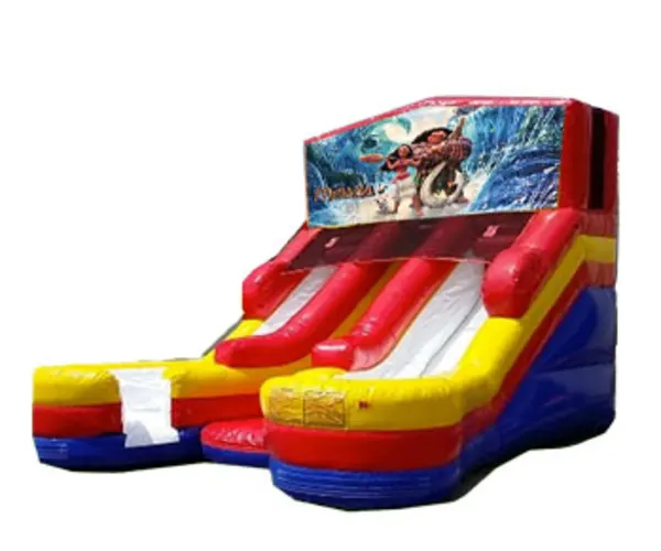 16ft Double Lane Moana (Wet/Dry) Slide
