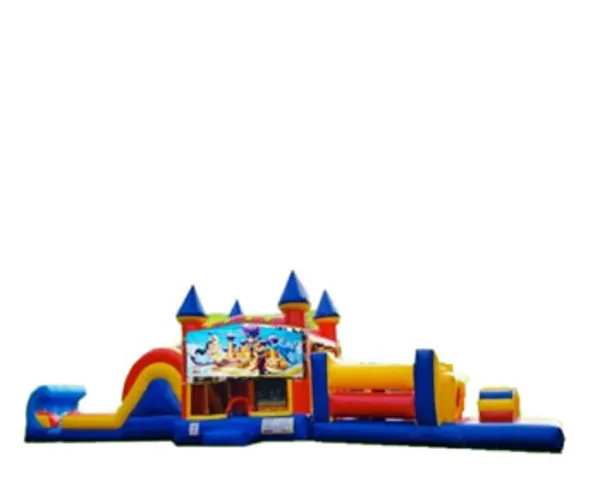 50ft Aladdin Obstacle w/ Wet or Dry Slide
