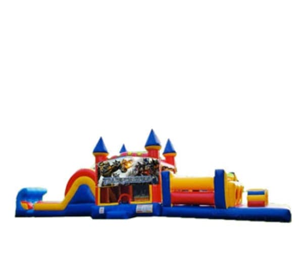 50ft Transformers Obstacle w/ Wet or Dry Slide