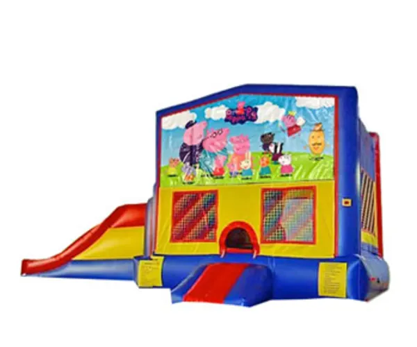3in1 Peppa Pig Bounce House Moonwalk w/ Wet or Dry Slide