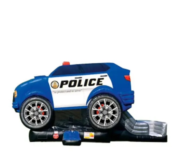 Police Cruiser Bounce House Combo