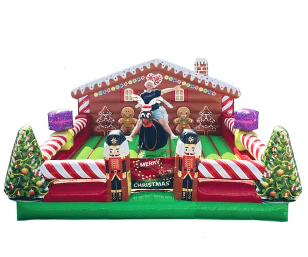 Toro Mecánico Reno Navideño con Inflable
