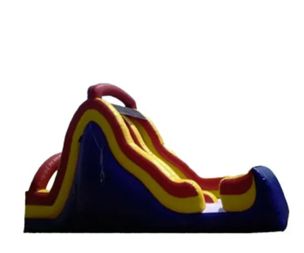 18ft Rock Climb & Dual Lane Dry Slide