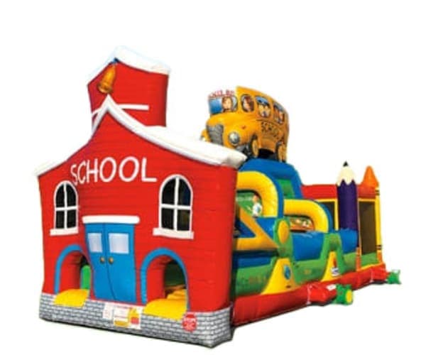 Castillo Escuela y Autobús con Obstáculos