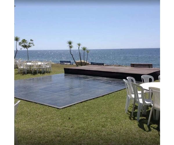 Pista de Baile Negra Pizarra 21ft x 21ft