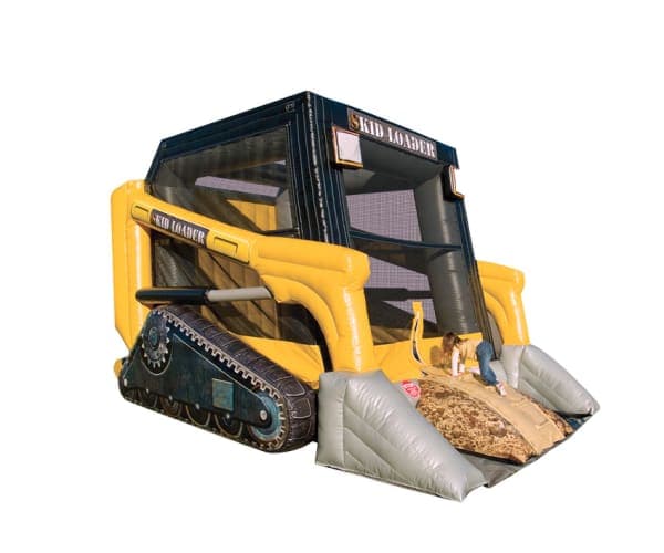 Skid Loader Construction Bounce House