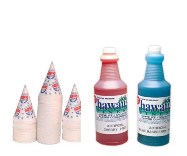 Suministros Extra de Nieve en Cono para 50