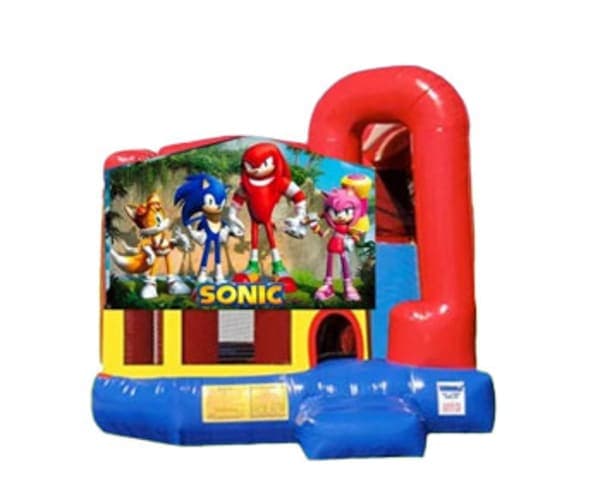 Combo 4en1 Sonic the Hedgehog con Tobogán (Húmedo o Seco)