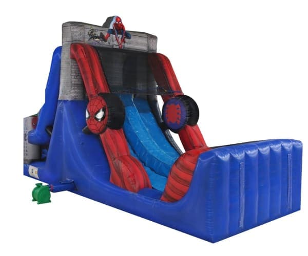 Spider Man Wet/Dry Water Slide (Part 2 Slide of 50ft Spiderman Obstacle)