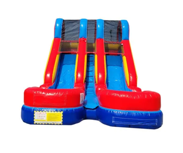 15ft Dual Lane Slide w/ (Dry or Wet/Water Slide)