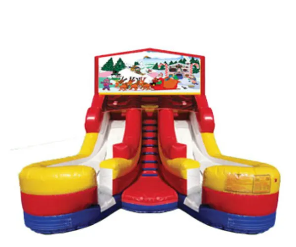 16ft Double Lane Christmas Slide