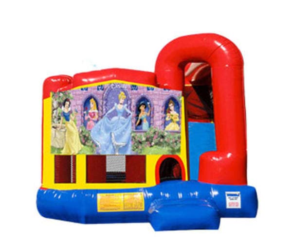 4in1 Disney Princess Bounce House Combo w/ Wet or Dry Slide