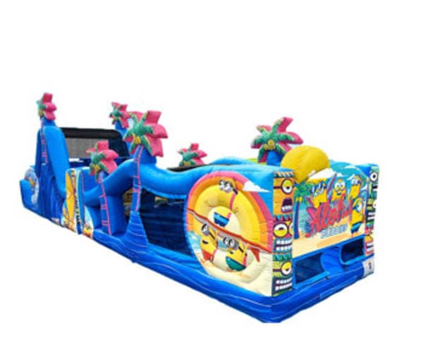 Pista de Obstáculos Minions de 50 pies (Húmedo o Seco)