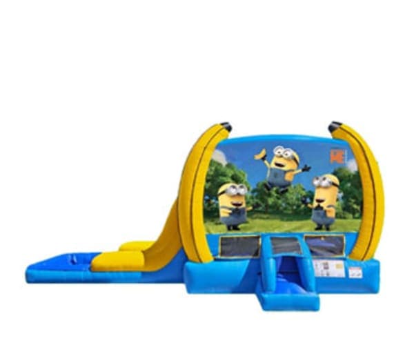 3in1 Minions EZ Bounce House Combo w/ (Dry or Wet/Water Slide)