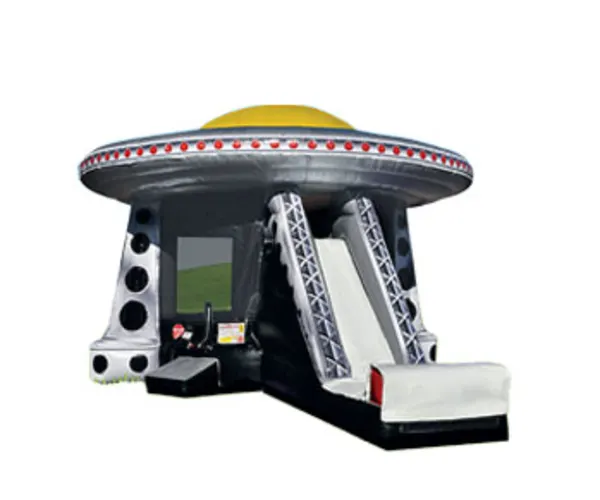 Brincolín OVNI Espacial con Tobogán