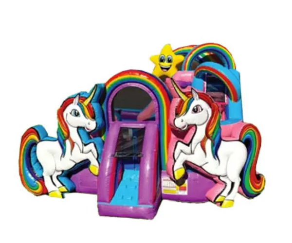 Unicorn Toddler Playzone w/ (Dry or Wet/Water Slide)