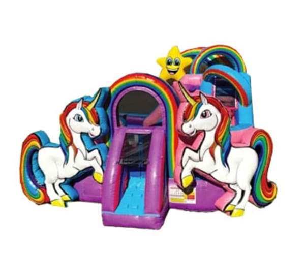 Unicorn Toddler Playzone w/ (Dry or Wet/Water Slide)