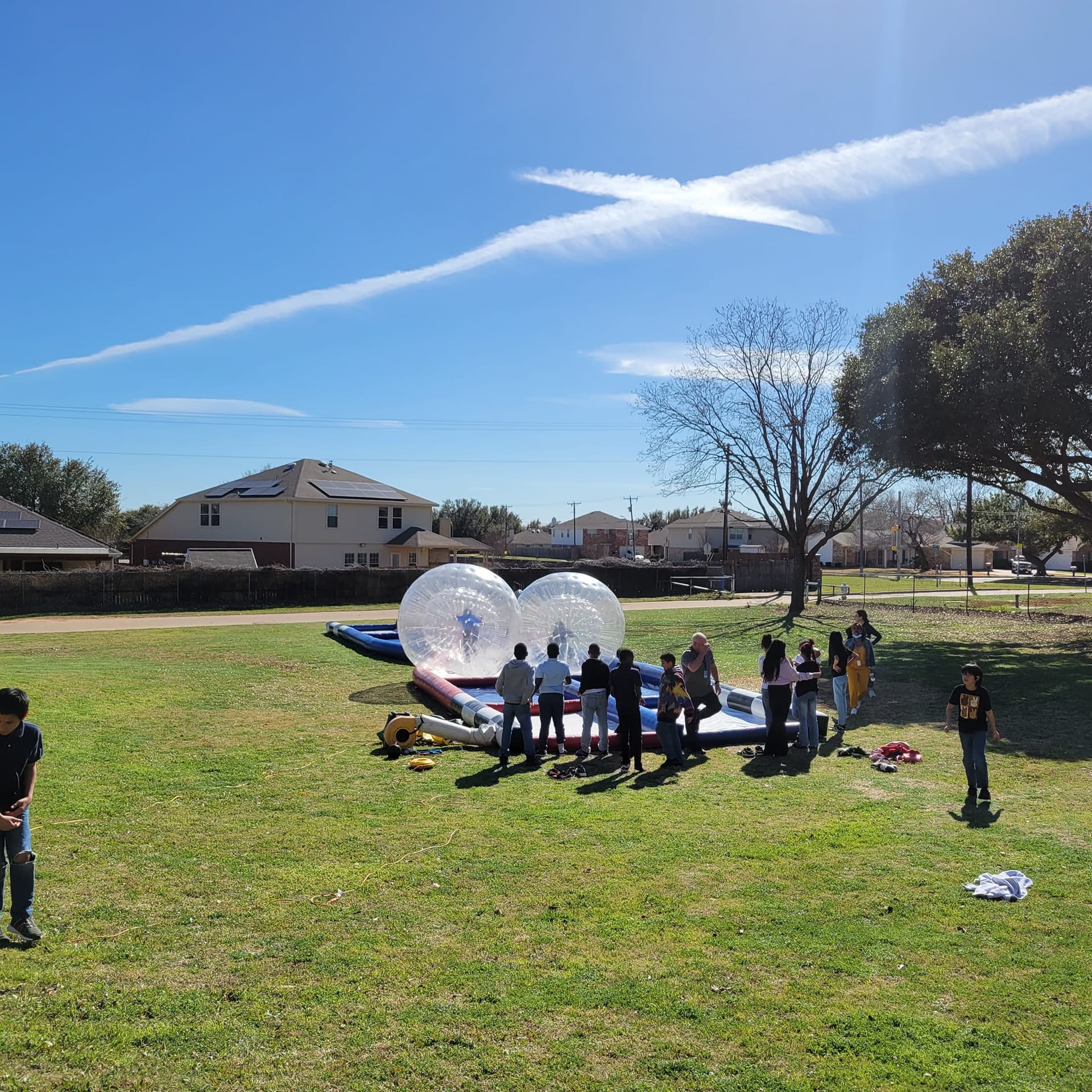 Zorbs at Bill J. Elementary!