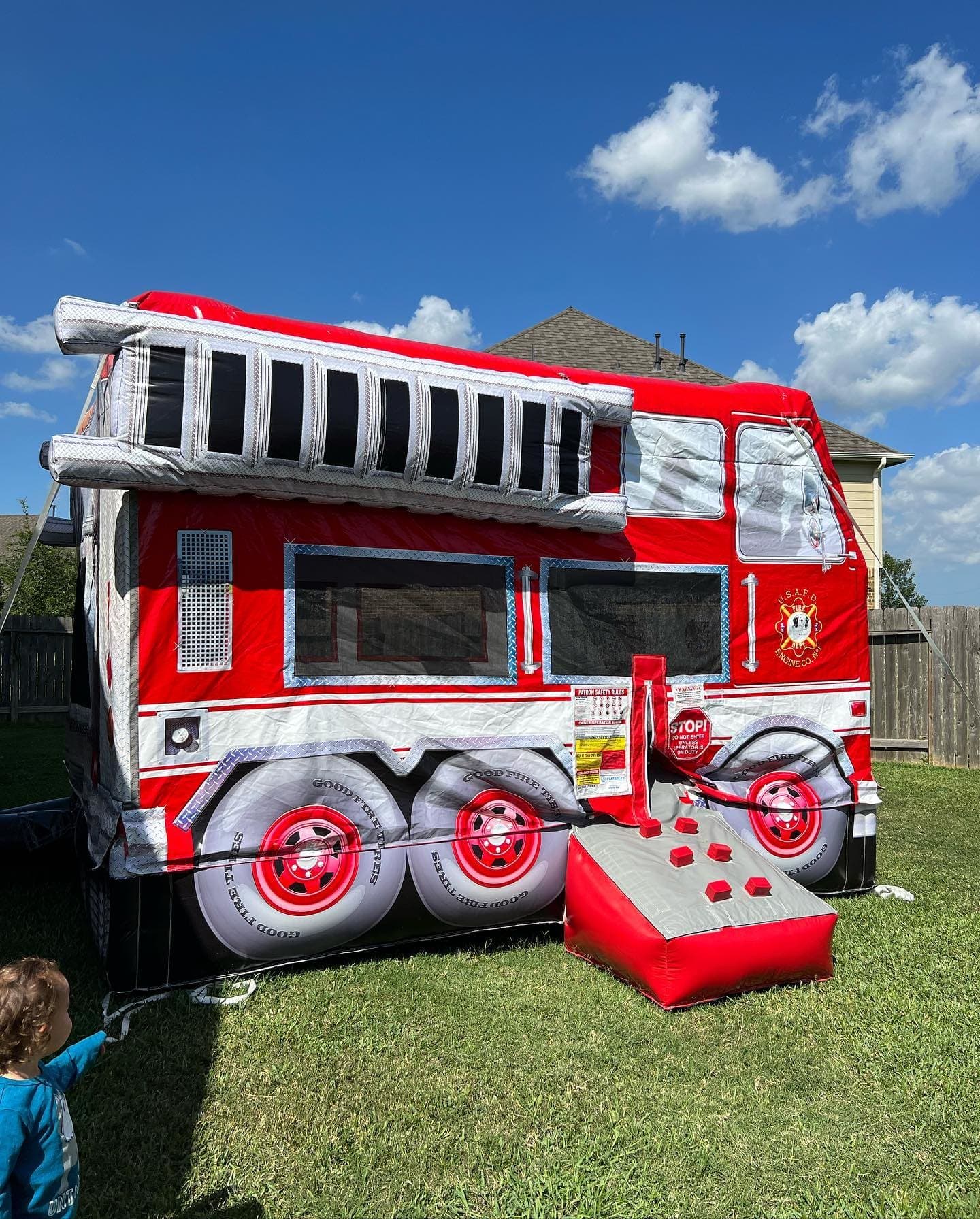 Firetruck Birthday Party!