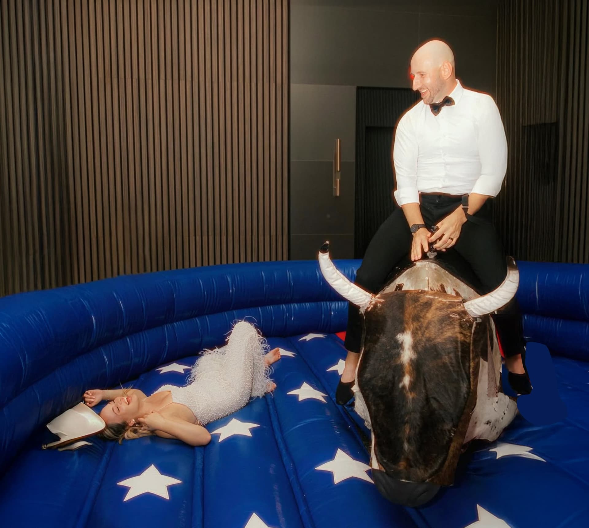 Mechanical Bull Wedding