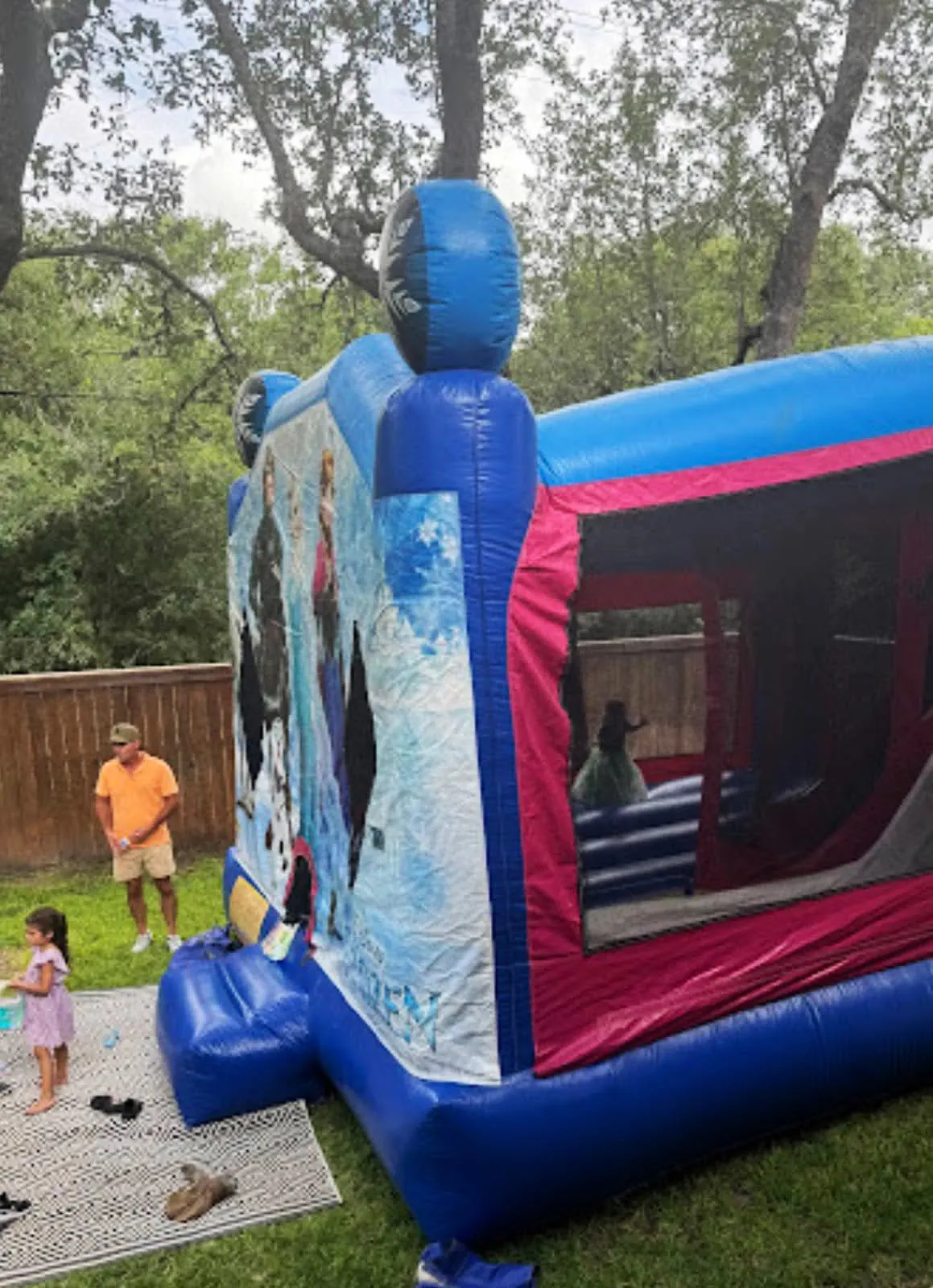 Backyard Frozen Birthday Party
