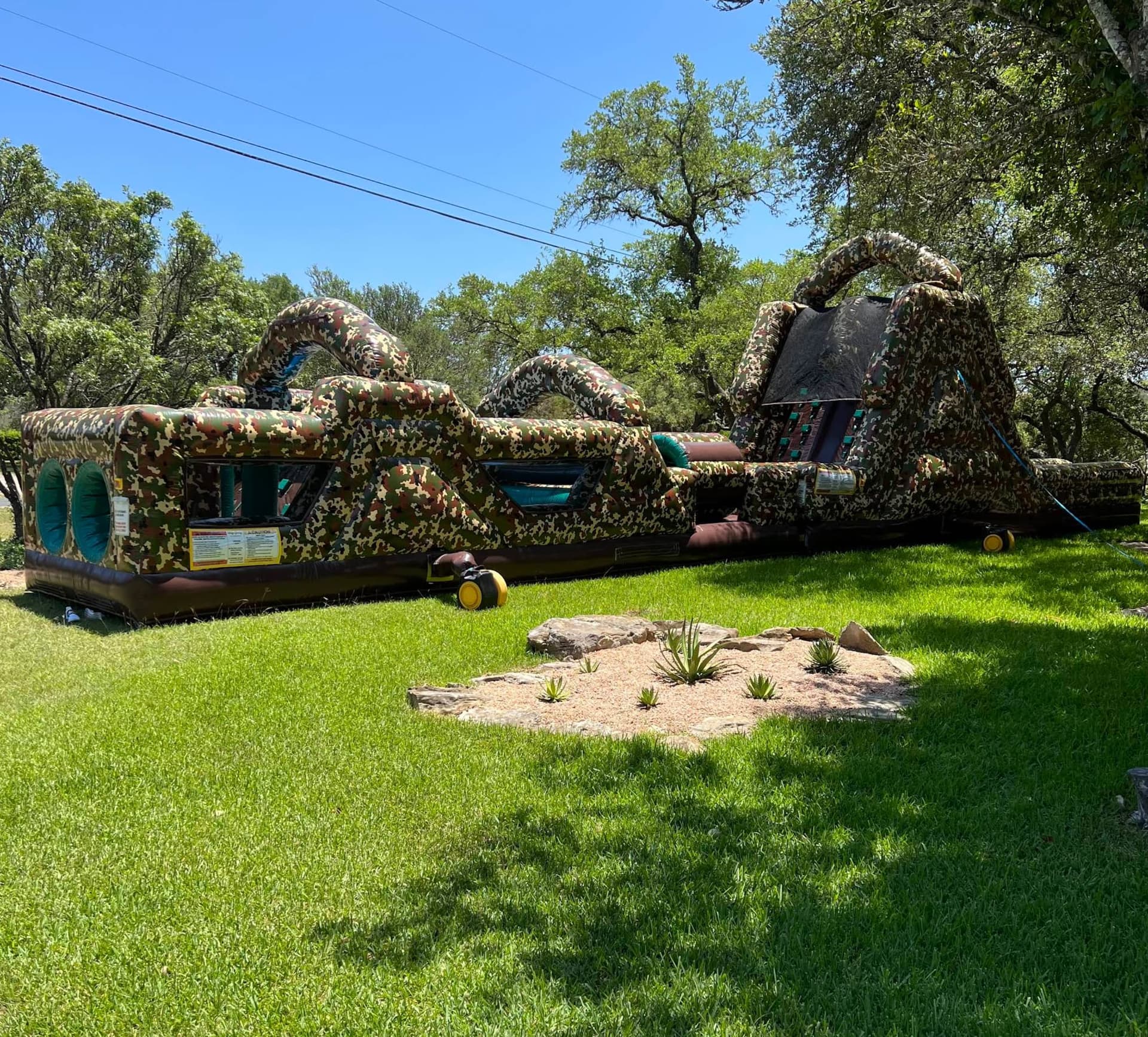 60ft Military Obstacle Course Military Party front view Google Reviews Repost