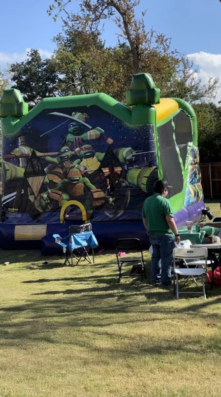 Big Ninja Turtles Bounce House Rentals Customer Review Testimonial