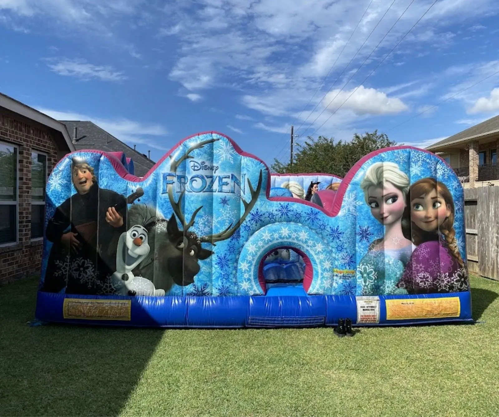 Frozen Bounce House Google Customer Review from Houston's Karen Ricketts