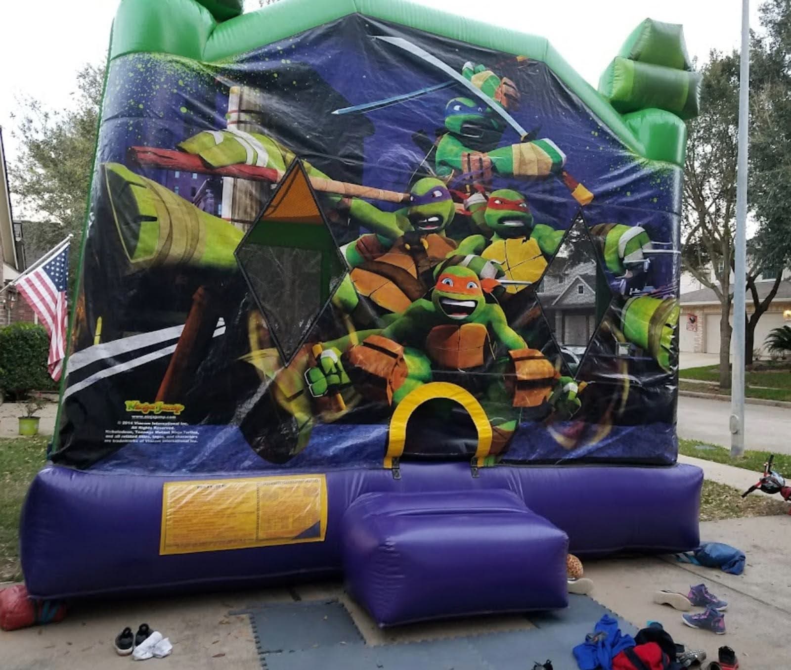Ninja Turtles Bounce House Rentals Customer Review from Allen Kue