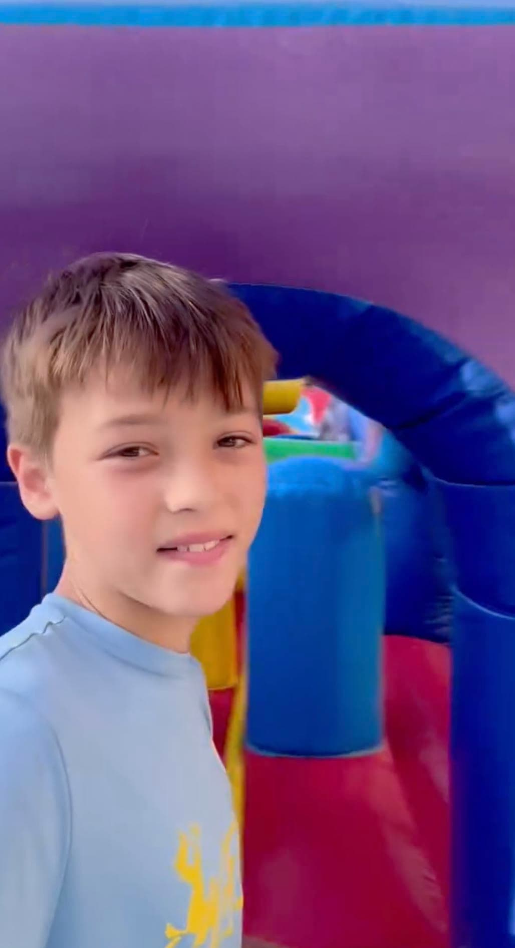 The Enrichery Grand Opening in Sugar Land Instagram Repost UGC video of Retro Radical sponsored inflatable from Sky High Party Rentals.