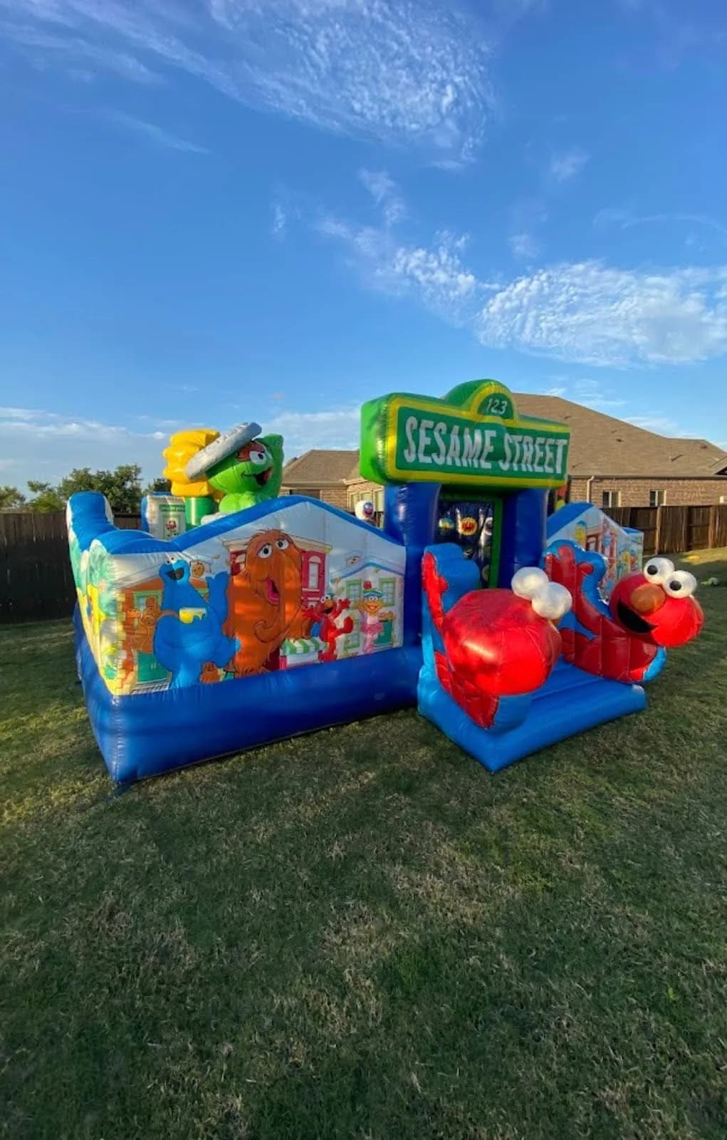 Sesame Street Bounce House Customer Review on Google Testimonials