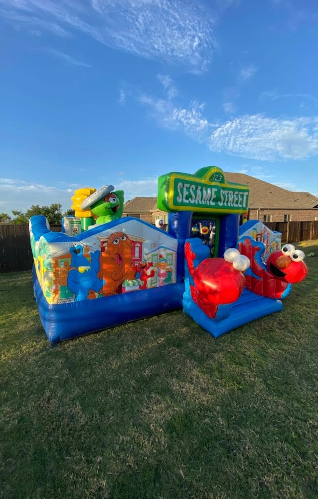 Sesame Street Bounce House Customer Review on Google Testimonials