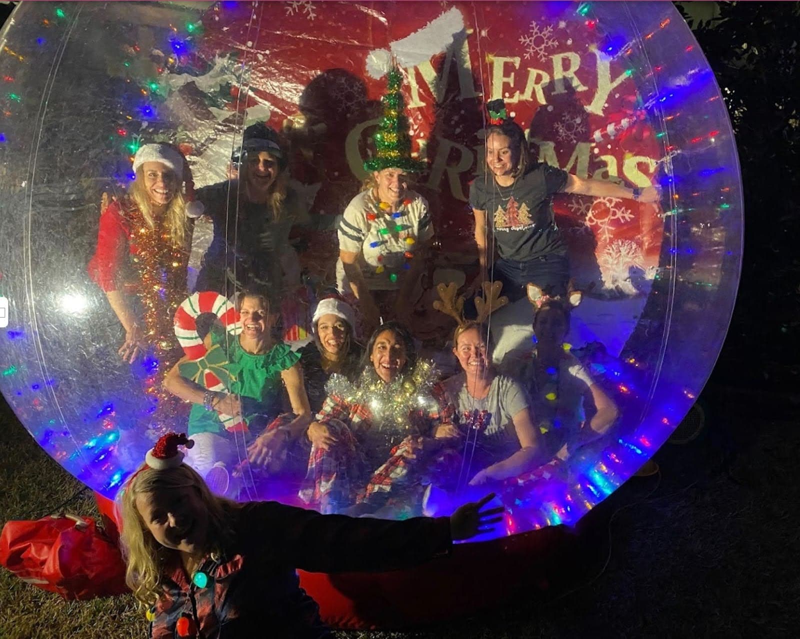 Snow Globe Bounce House Google Customer Review from Siobhan Cassin