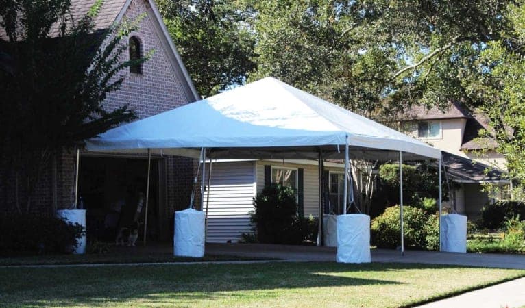 USA 20'x20' Frame Tent Rentals Sky High Party Rentals