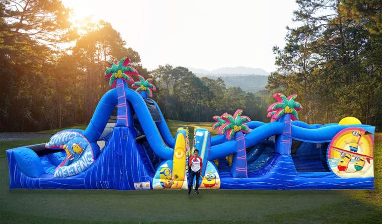 USA Minions Obstacle Course Sky High Party Rentals