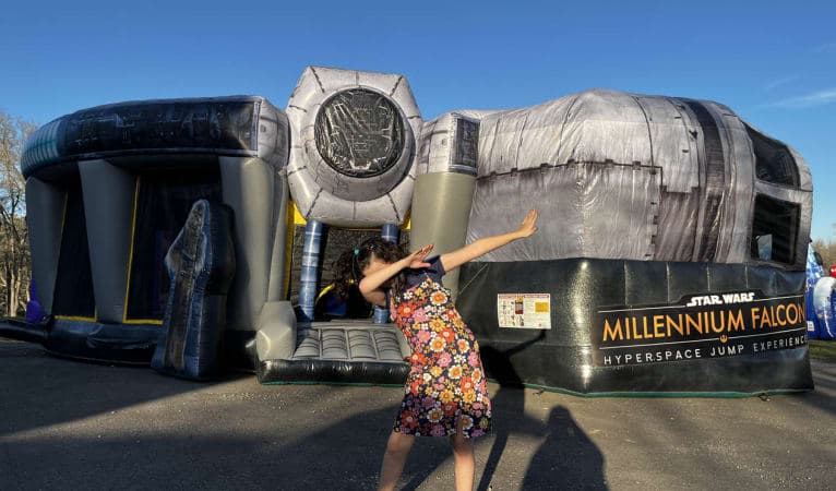 Millennium Falcon Bounce House Inflatables Sky High Party Rentals