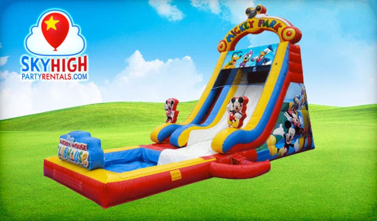 USA Mickey Mouse Slide Rental Sky High Party Rentals