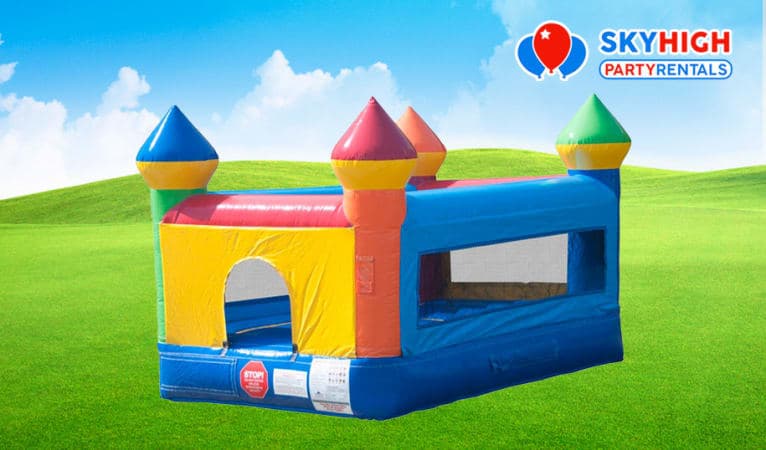 Austin San Antonio Multi Color Tiny Bouncer Sky High Party Rentals