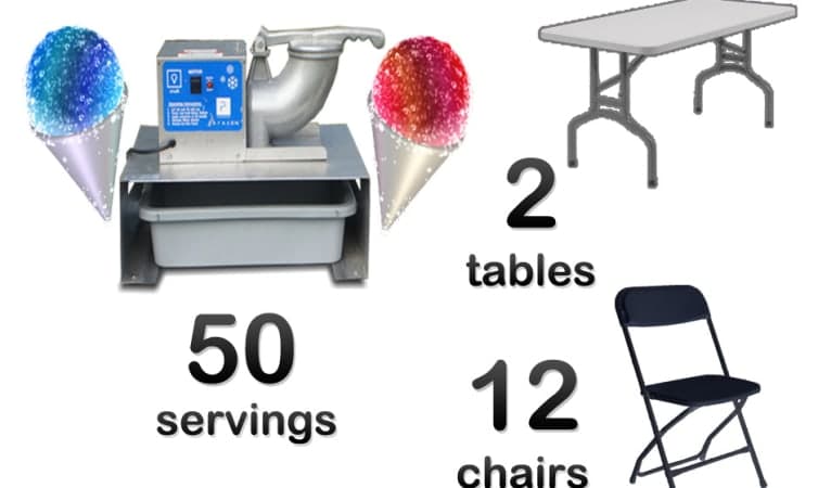 Snow Cone Machine Package Rentals Houston Sky High Party Rentals
