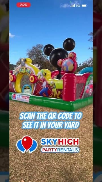 SkyHigh party rentals product featured video