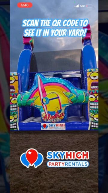 SkyHigh party rentals product featured video